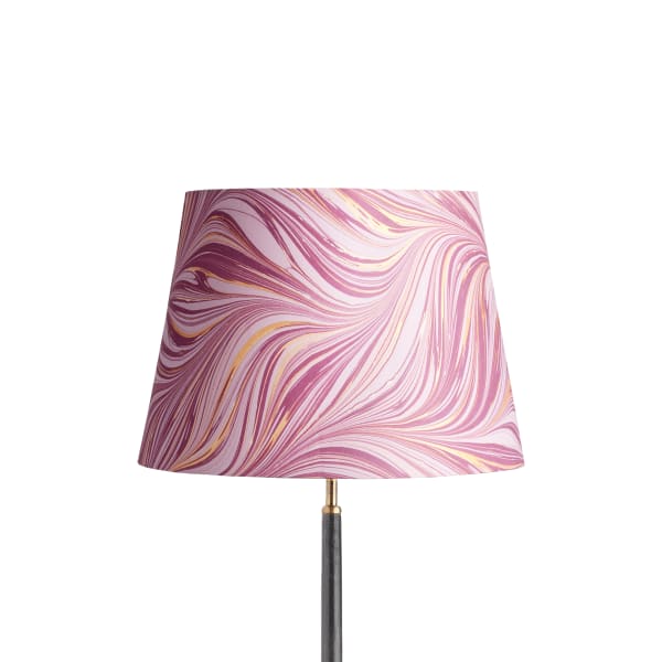 40cm straight empire shade in Tagliamento hand made marble paper