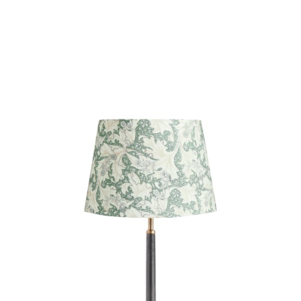 30cm straight empire shade in thyme Wallflower printed cotton by Morris & Co.
