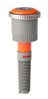 Hunter MP-800SR-90 short-radius MP Rotator nozzle, gray and orange body
