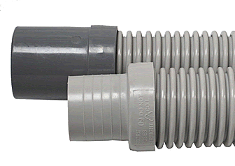 OEM Light Gray Leader Hose 1M