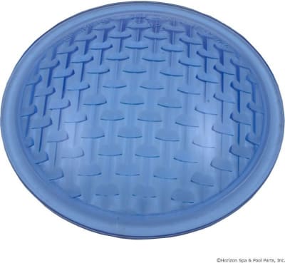 8-3/8" Diameter Medium Blue Tempered Lens