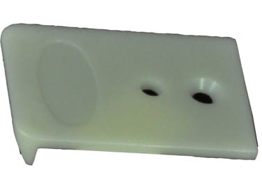 Plastic Lock Tab, Natural