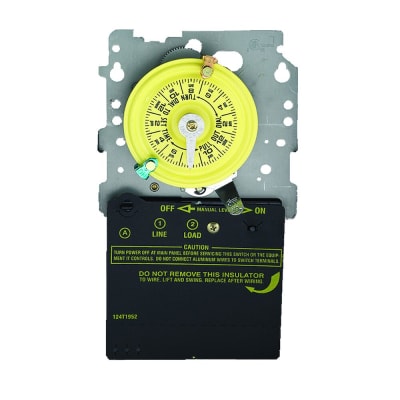 24-Hour 120V Mechanical Time Switch, SPST, Mechanism Only