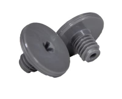 Genuine OEM Quattro Sport P40 Silver Retainer Screw 2 Pack