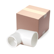 1 x 3/4-Inch 90-Degree Reducing Elbow, Slip x Slip, Box of 50