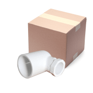 1 x 1/2-Inch 90-Degree Reducing Elbow, Slip x Fipt, Box of 100