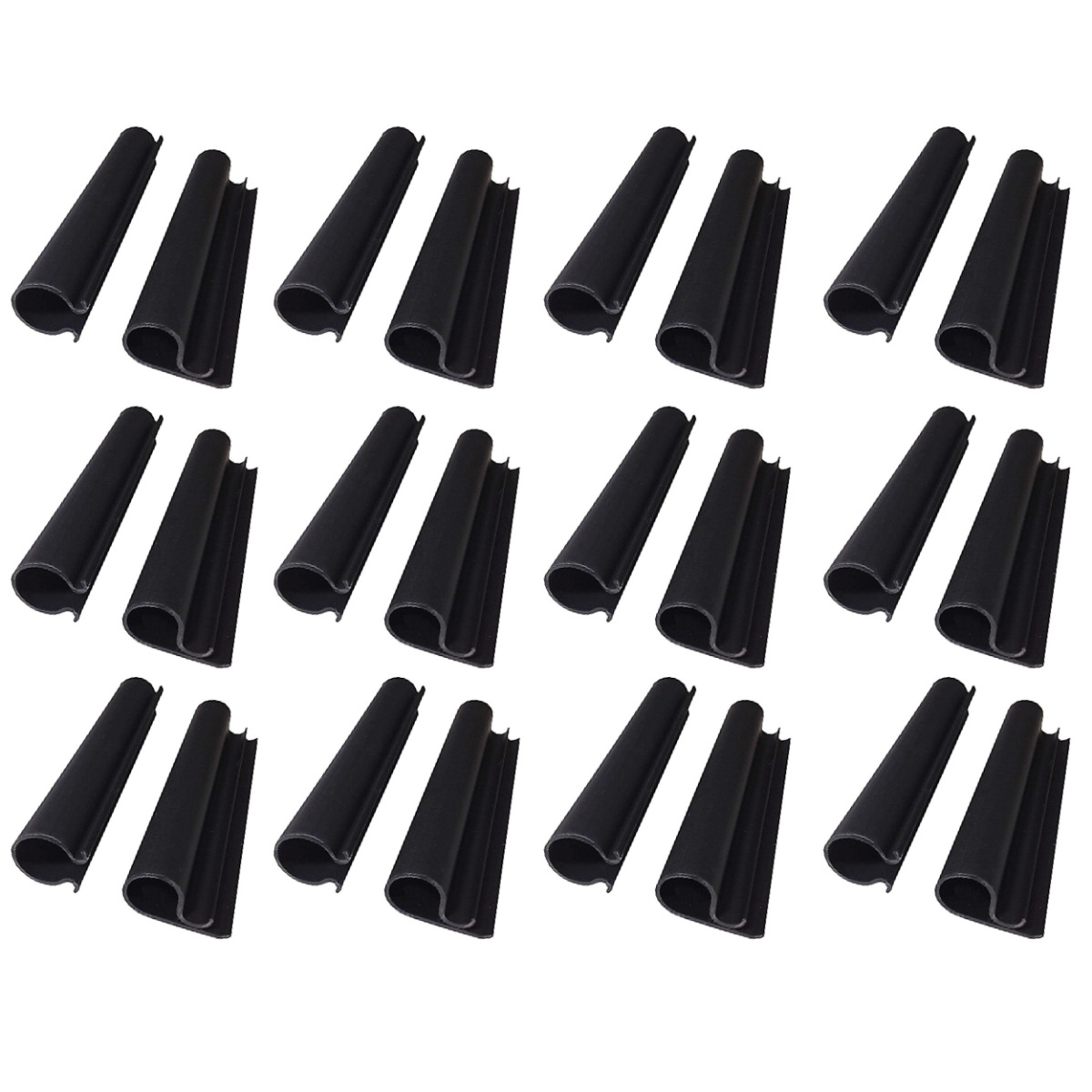 Gladon Company Two Part Cover Loc Clips - 5, Bag of 12