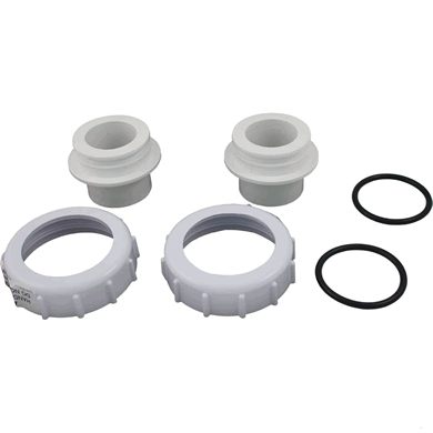 Genuine OEM Bulkhead Union Kit, 1-1/2" and 2" - White