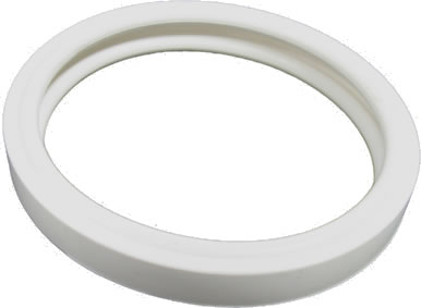 4" AquaLight Silicone Lens Gasket - White