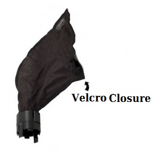 Genuine OEM All Purpose Bag Black 380 / 360 - Velcro Closure