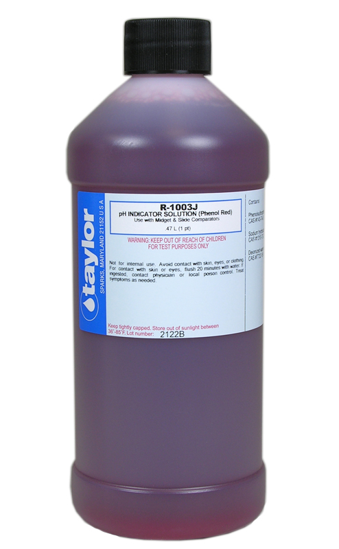 Phenol Red Indicator Solution 16 oz