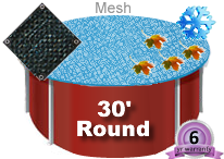 30' Mesh Round Winter Cover 