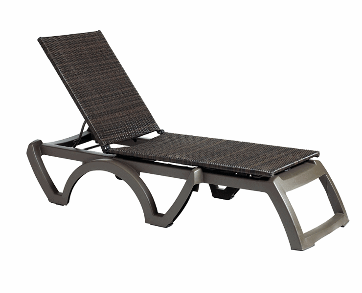 NEW Java All Weather Wicker Chaise Lounge
