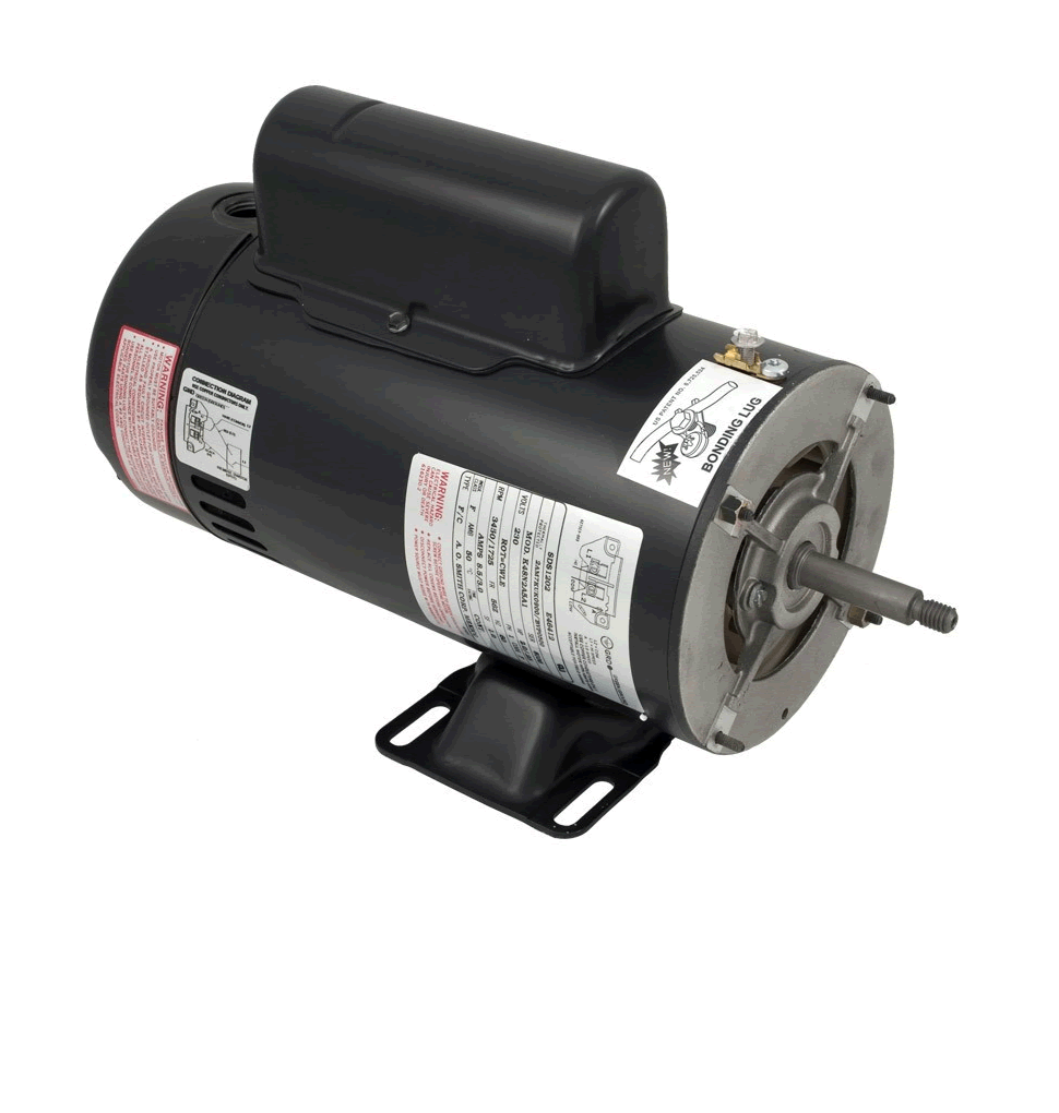 2HP 2 Speed 230V 48 Frame Motor