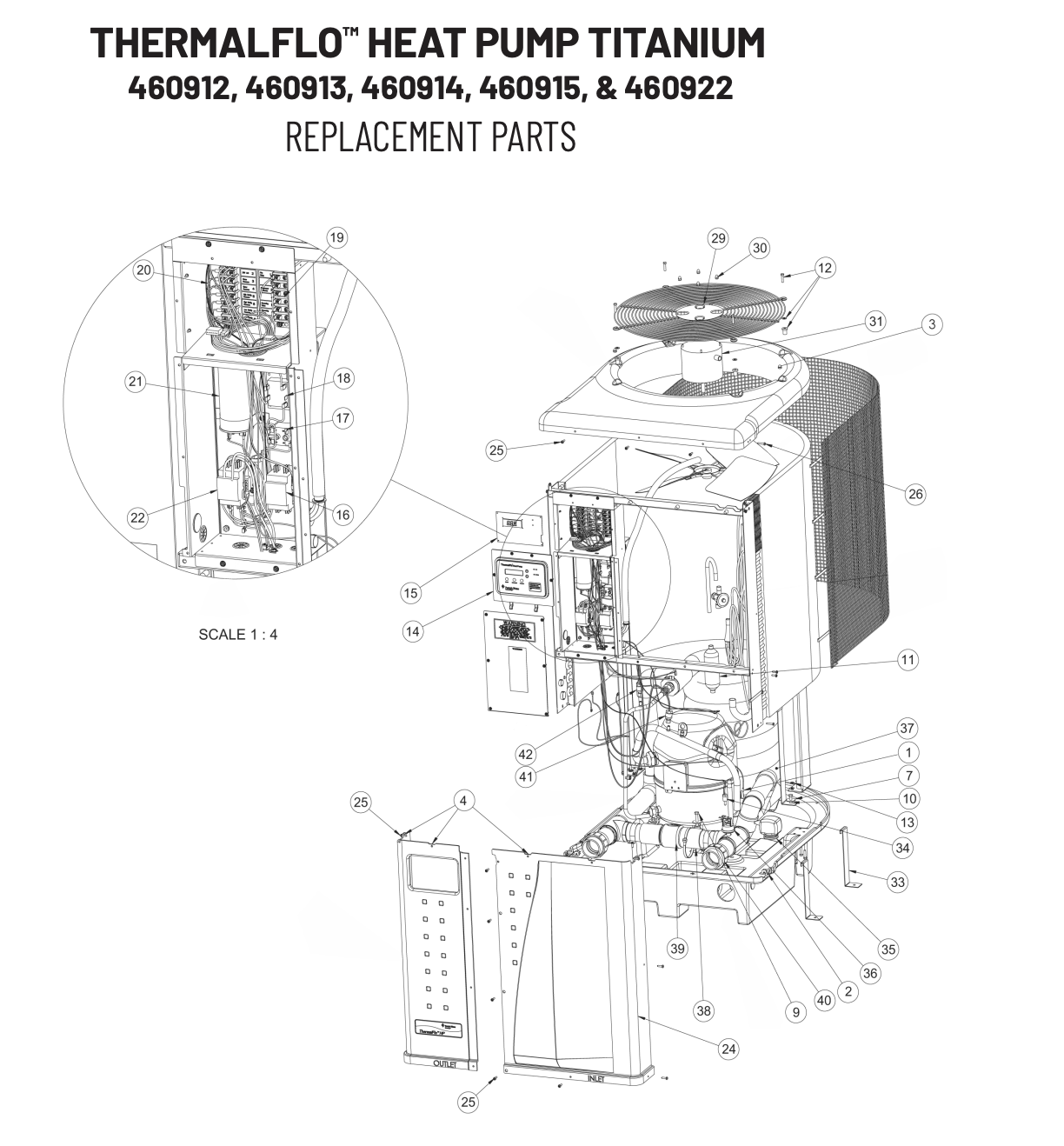 thumbnail image 2 of Pentair PacFab Control Board Assy For Ultratemp, ThermalFlo, Titanium Heat Pumps – 472734 2 of 6