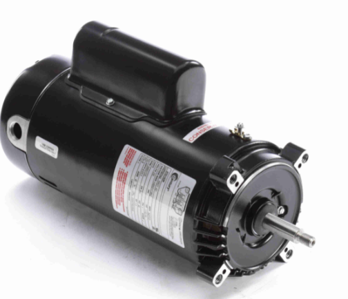 Energy Efficient Pump Motor, Two Speed, Full Rated, 1.5 X 1/4 HP, 230v