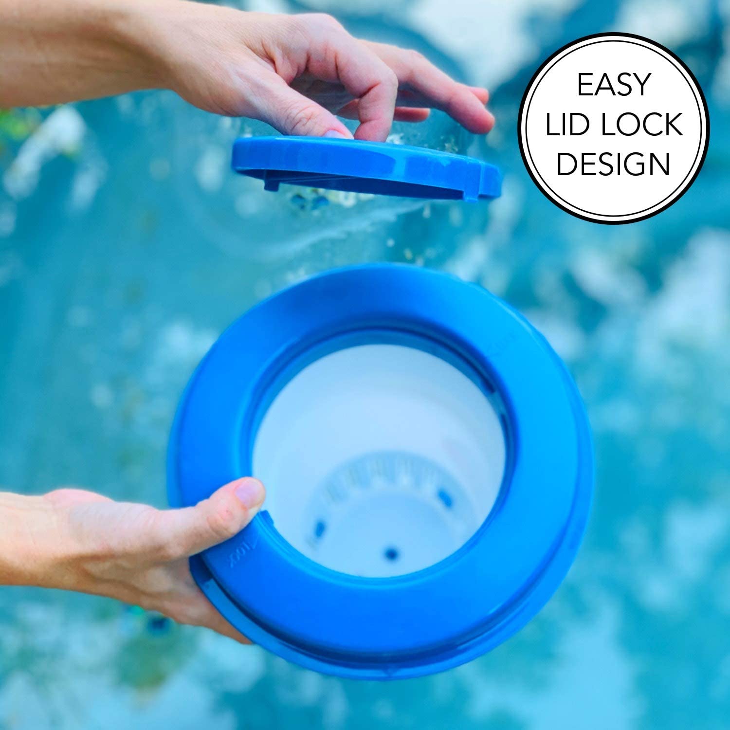 PoolStyle Floating Chlorine Dispenser for 3 Inch Tabs - K690BU