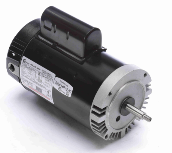 2 HP Round Flange Dual Speed Full Rate Motor B979
