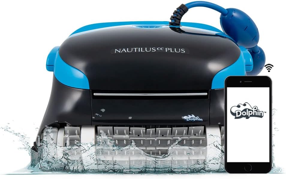 Dolphin Nautilus CC Plus Robotic Pool Vacuum Cleaner with Wi-Fi Control