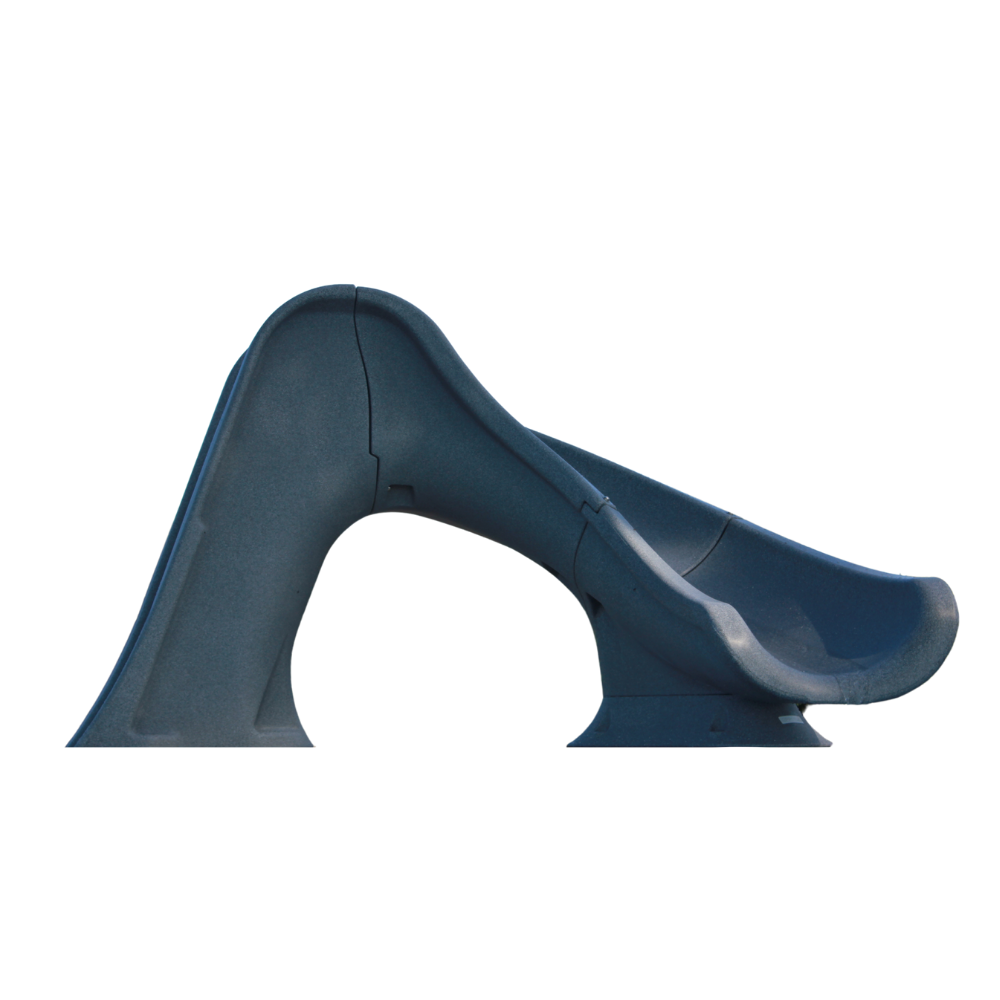 Splash Water Slide Right Turn, Gray Granite