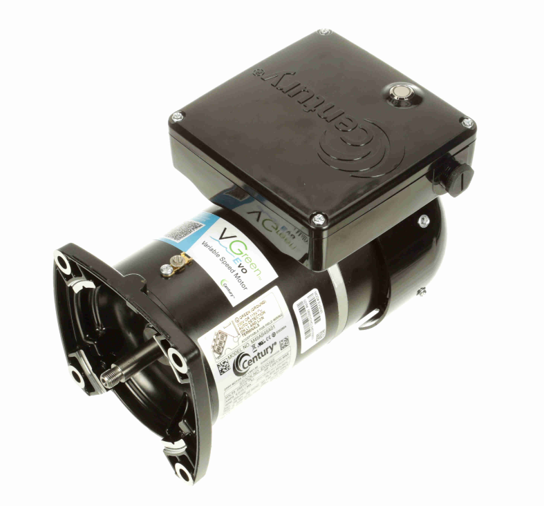 Century VGreen Evo Variable Speed 1.65 THP Square Flange Pool Pump Motor,  230/115 V, 48Y Frame