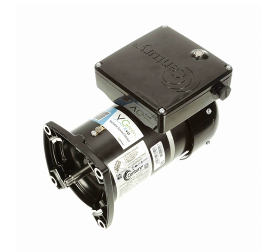 VGreen Evo Variable Speed 2.25 THP Square Flange Pool Pump Motor, 230/115 V, 48Y Frame