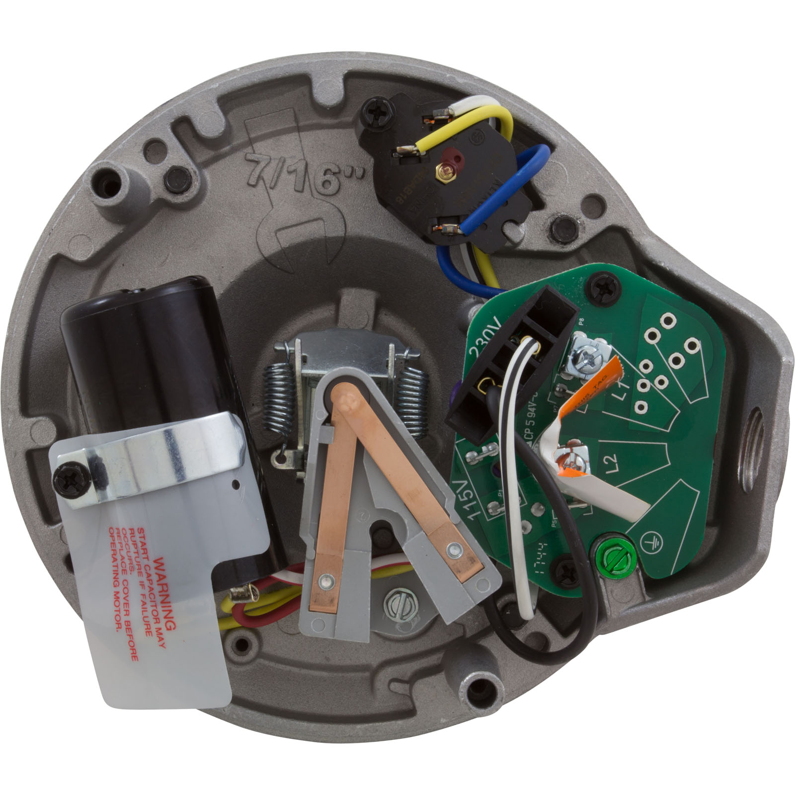C - Face Pool and Spa Pump Motor 1.10HP 115/230V C - Face Pool and Spa Pump Motor 1.10HP 115/230V