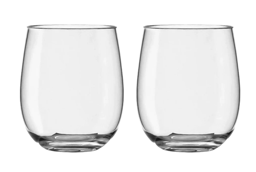 Stemless Wine Glass for Pool