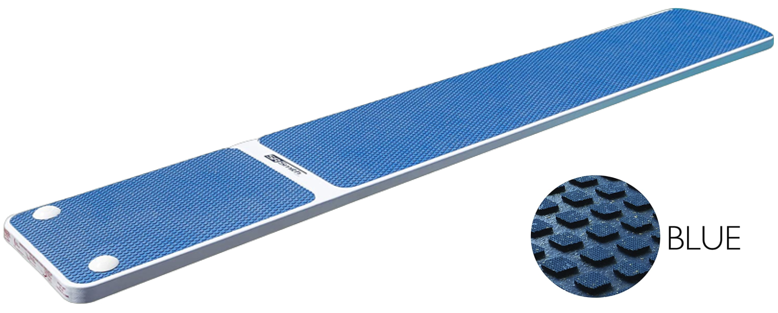 8' Truetread Board - Radiant White with Blue Truetread