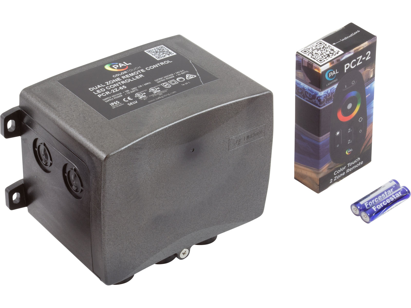 Multi-Color Dual Zone Remote Control Transformer 24VDC 65W