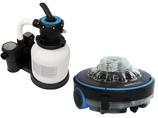 16" Filter with 3000 GPH Pump & Pool Cleaner
