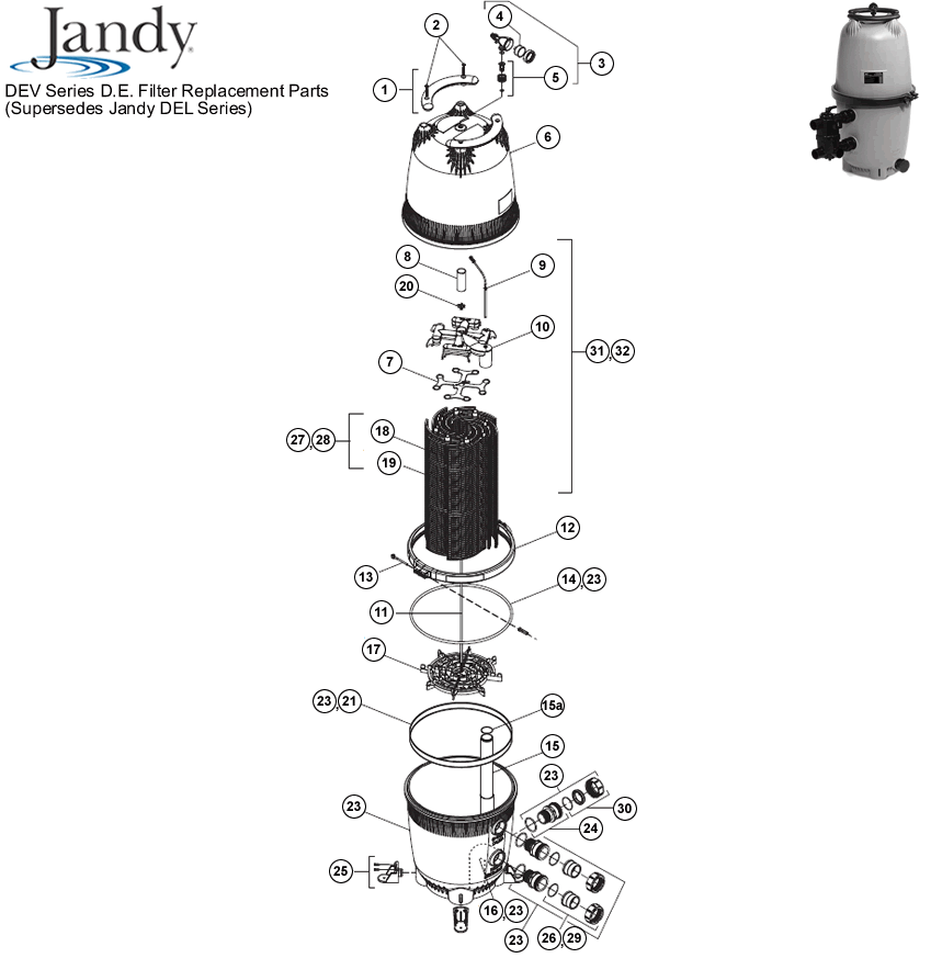 thumbnail image 2 of Zodiac R0359500 DE Grid Support Replacement For Select Zodiac Jandy Dev And Del Series De Pool And Spa Filters 13941 2 of 12