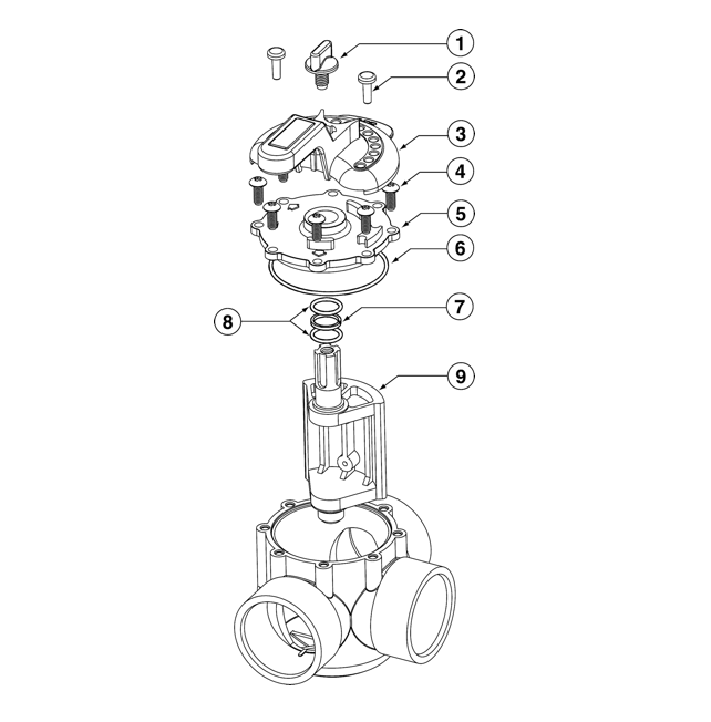 1.5" and 2" Diverter Valves Replacement Parts (PacFab and Compool Valves)