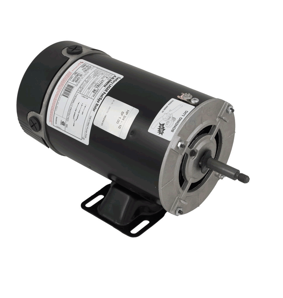 A.O. Smith BN36 3/4 Horsepower, 2 Speed Thru Bolt Style Motor. 115v