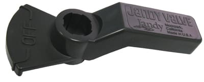 Gray CPVC Valve Handle