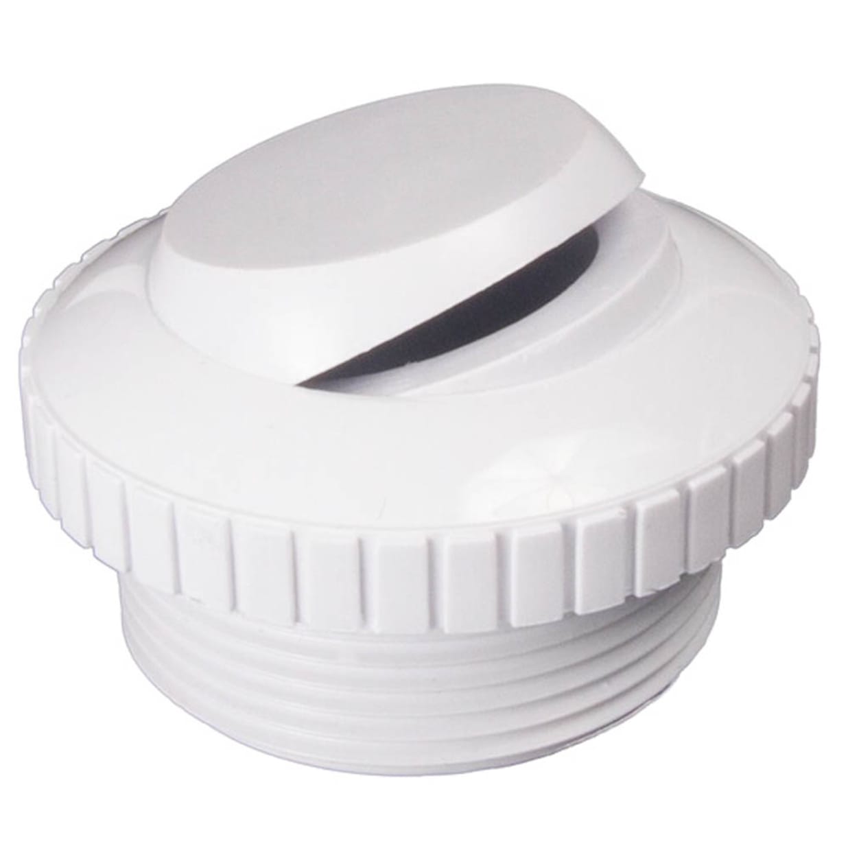 White Eyeball Jet Fitting with Slot Opening, 1.5"