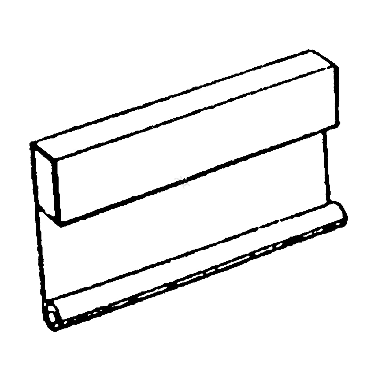 Weir Door Assembly, White