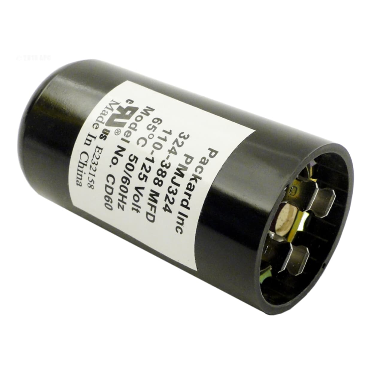 Capacitor 324/388MFD 125V