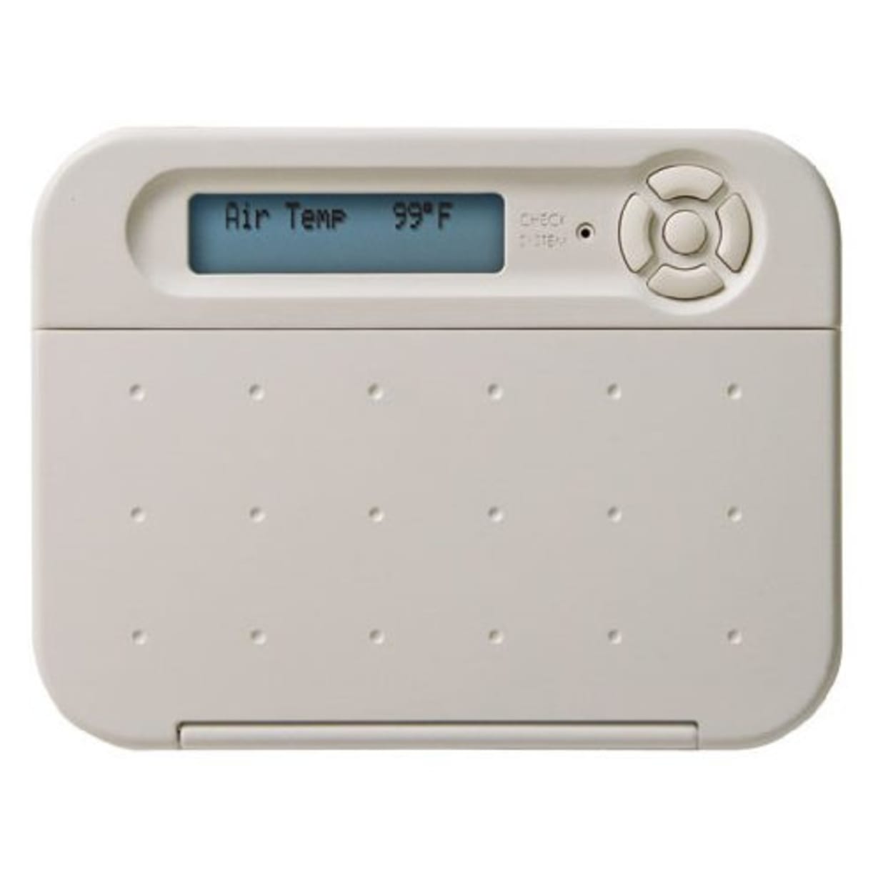 Wired Remote Keypad with Display, White