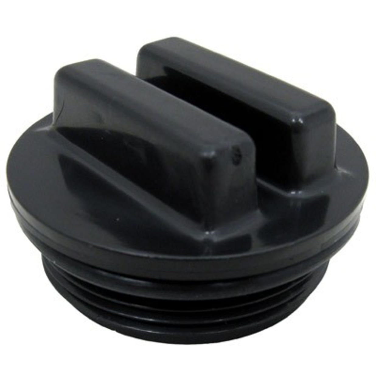 1-1/2" Plug w/ O-Ring, Black