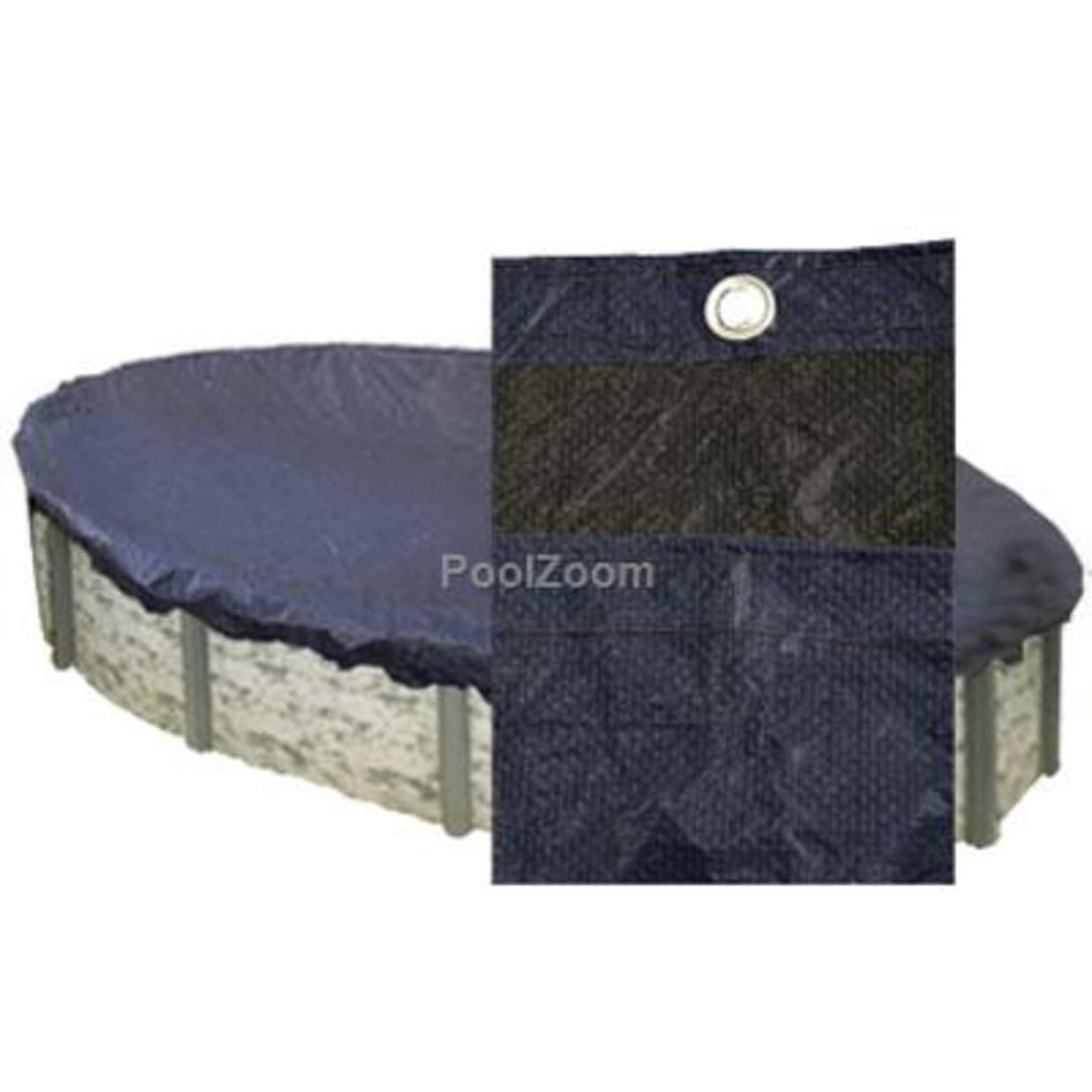 16'x25' Solid, Oval Winter Cover, 8 Yr. Royal Warranty