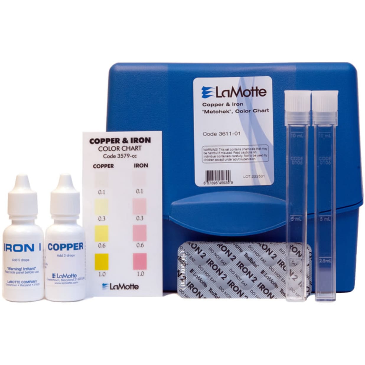 Copper & Iron Metchek Test Kit