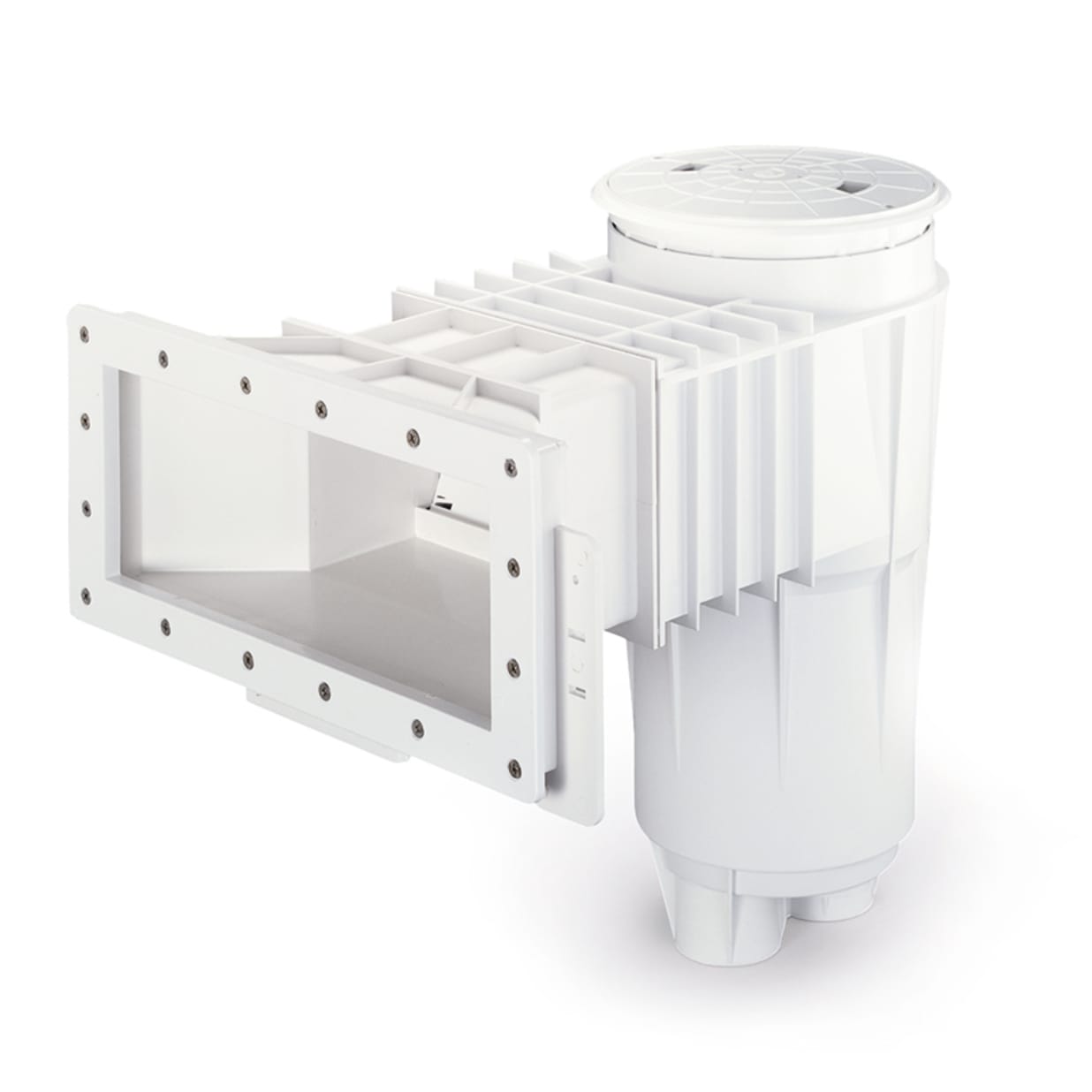 Bermuda Skimmer, Wide Mouth Vinyl/FiberGlass, 1.5" FPT - White