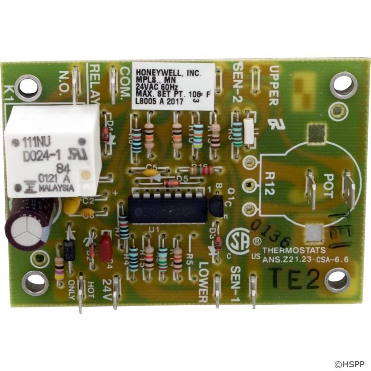 Genuine OEM Thermostat, Raypak 105A/155A, IID