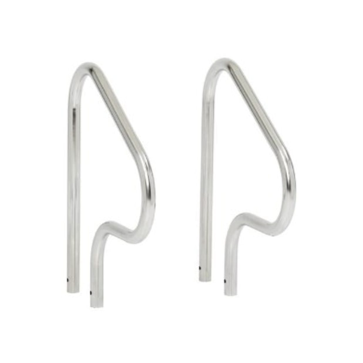 26" Figure 4 Stainless Steel Handrail w/ Escutcheons, .049" - Taupe (Pair)