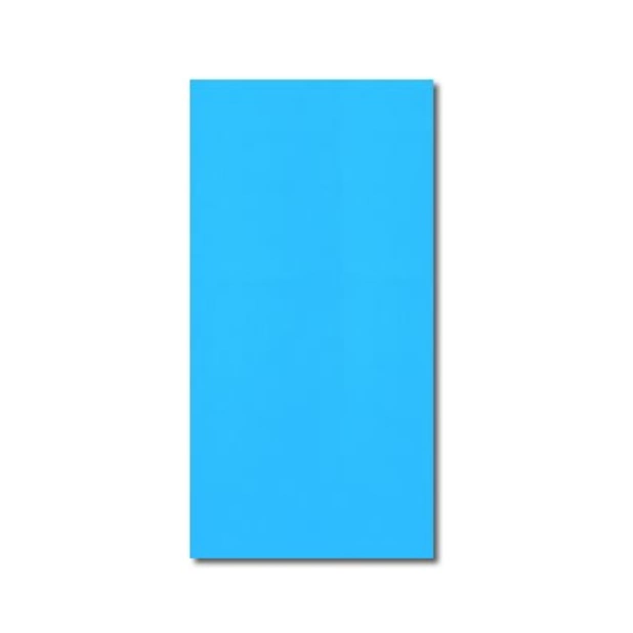 27' Round Solid Blue Standard Gauge Expandable Liner 60"