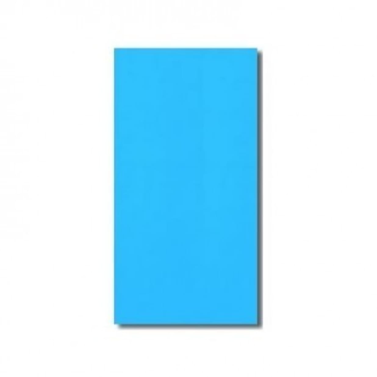 18' Round Solid Blue Standard Gauge Overlap Liner 48"/52"