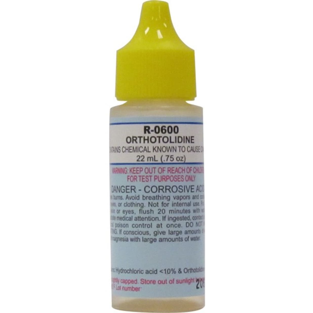 Orthotolidine (OTO) Solution, 22mL