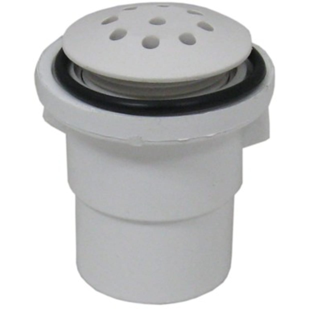 1" Air Injector SPG Straight Body Assembly, White