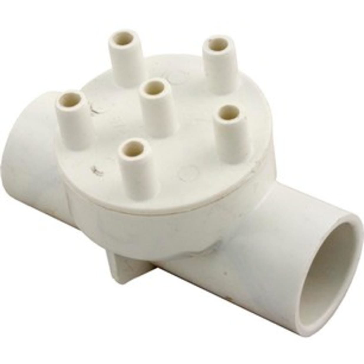 Manifold, 1" SLIP X 1" SLIP (6) 3/8" Barbs